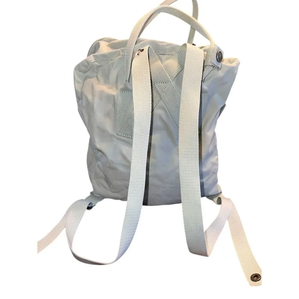 Fjallraven Kanken everyday outdoor water resistant light green durable backpack